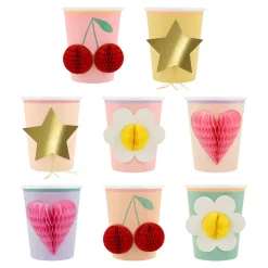 Party Supplies>Meri Meri Happy Icons Cups (8)