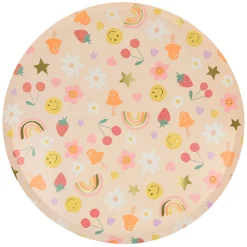 Party Supplies>Meri Meri Happy Icons Dinner Plates (8)