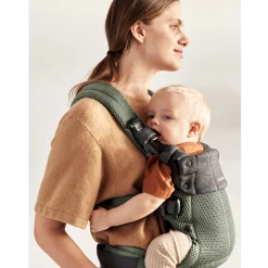 Best Harmony Baby Carrier - Dark Green 3D Mesh Outdoors & Travel|Baby Carriers