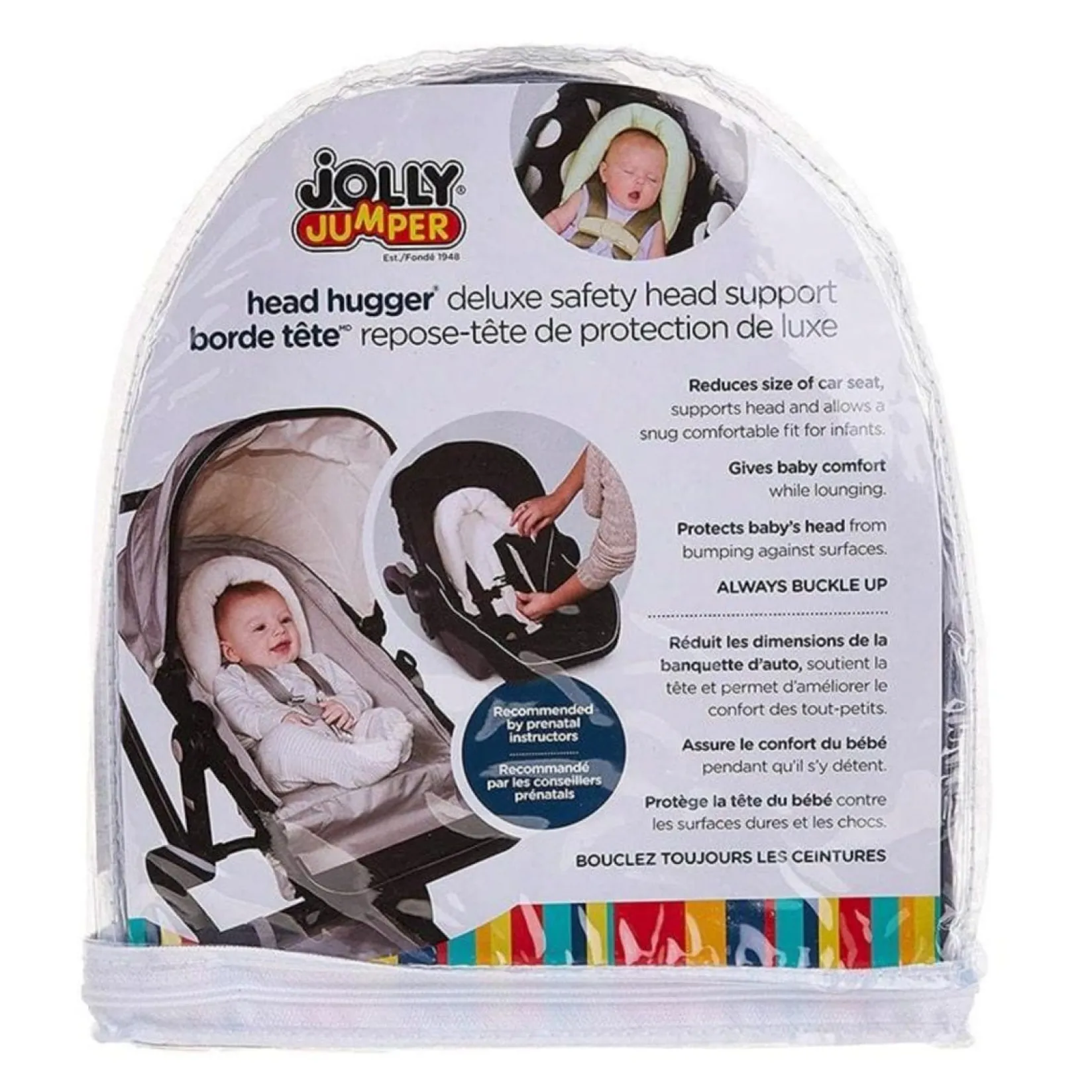 Car Seats & Booster Seats|Car Seats>Jolly Jumper Head Hugger For Baby - Cream