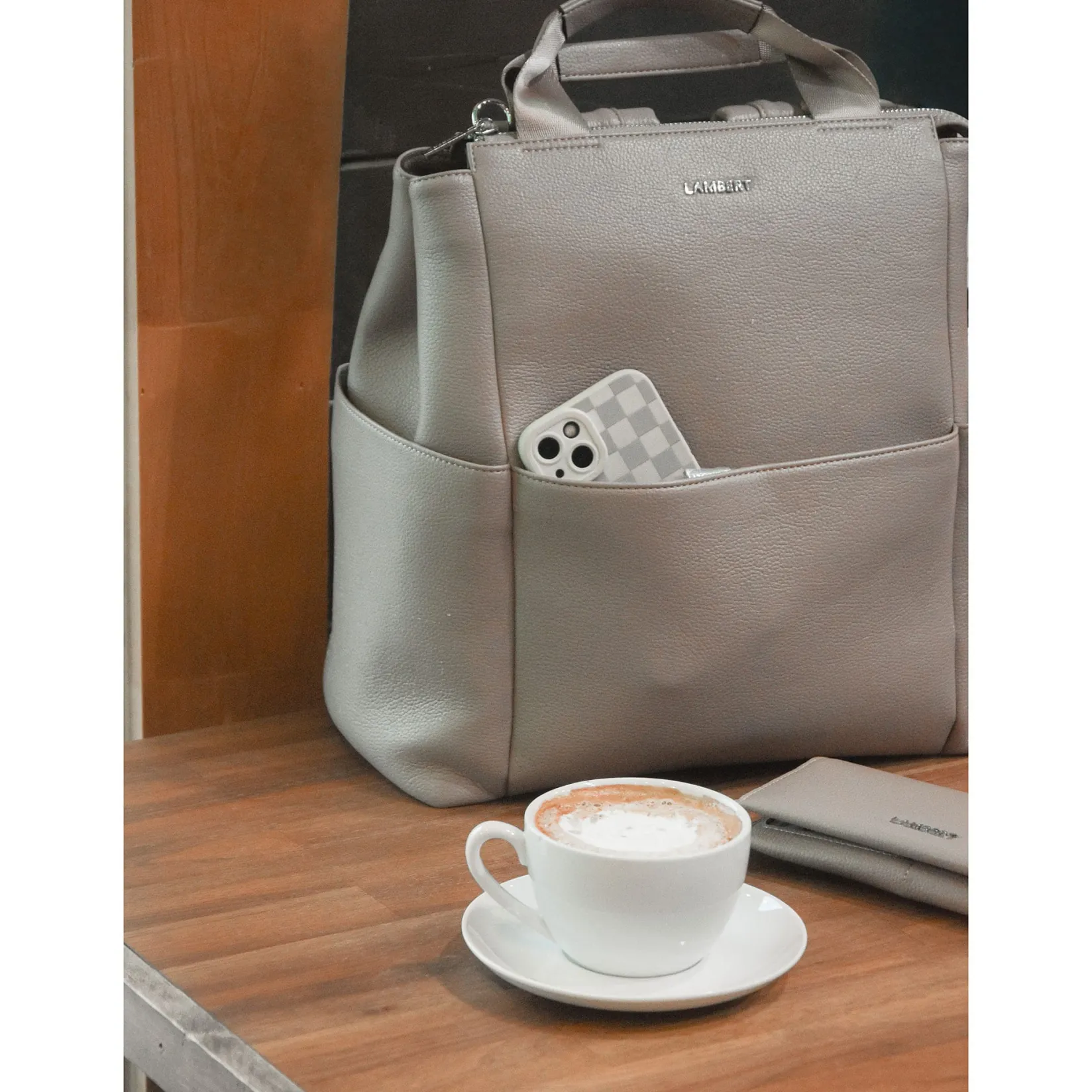 Handbags & Purses|Diaper Bags>Lambert Health Record Book Cover - Terra