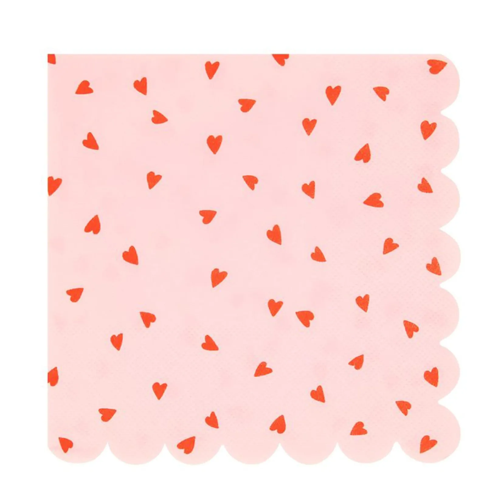 Party Supplies>Meri Meri Heart Pattern Large Napkins (16)