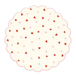 Party Supplies>Meri Meri Heart Pattern Side Plates (8)