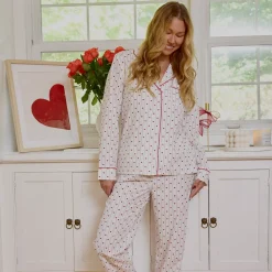 Underwear|Pajamas>Petit Lem Hearts Pajamas Ivory