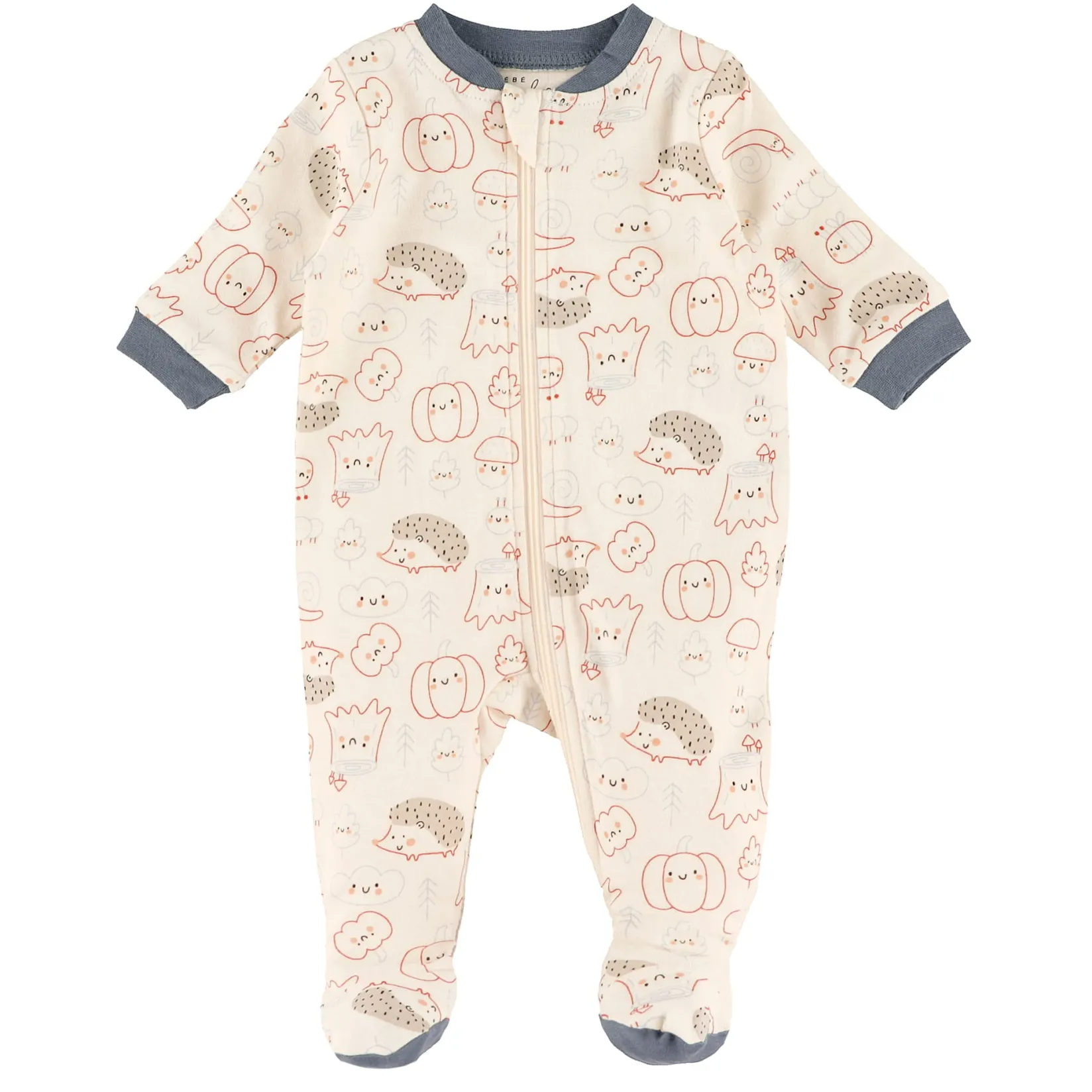 Pajamas|Pyjamas>Bebe Confort Hedgehogs Printed Pajamas 0-30 Beige