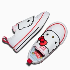 Shoes|Shoes>Converse Hello Kitty 1 Strap Shoes Size 4-10 White