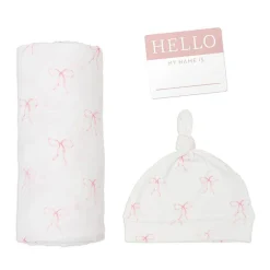 Blankets|Blankets>Lulujo Hello World Blanket&knotted Ha