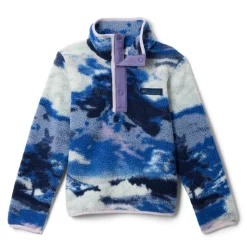 Outerwear|Fleeces And Sweatshirts>Columbia Helvetia Ii Fleece 4-18 Navy