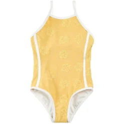 Swimsuits>Miles Hibiscus One Piece Swimsuit 3-6y Yellow