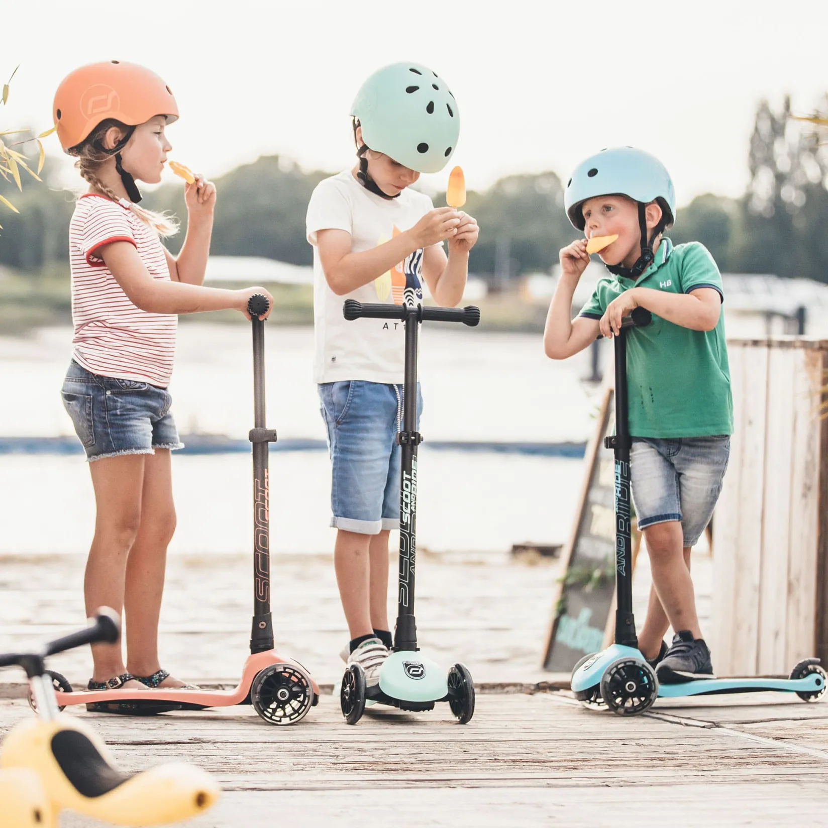 Online Highwaykick 3 Led Scooter - Peach Kids Bikes And Accessories|Bikes & Scooters