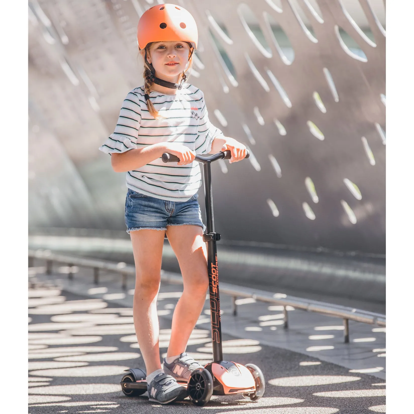 Highwaykick 5 Led Scooter - Peach Kids Bikes And Accessories|Bikes & Scooters