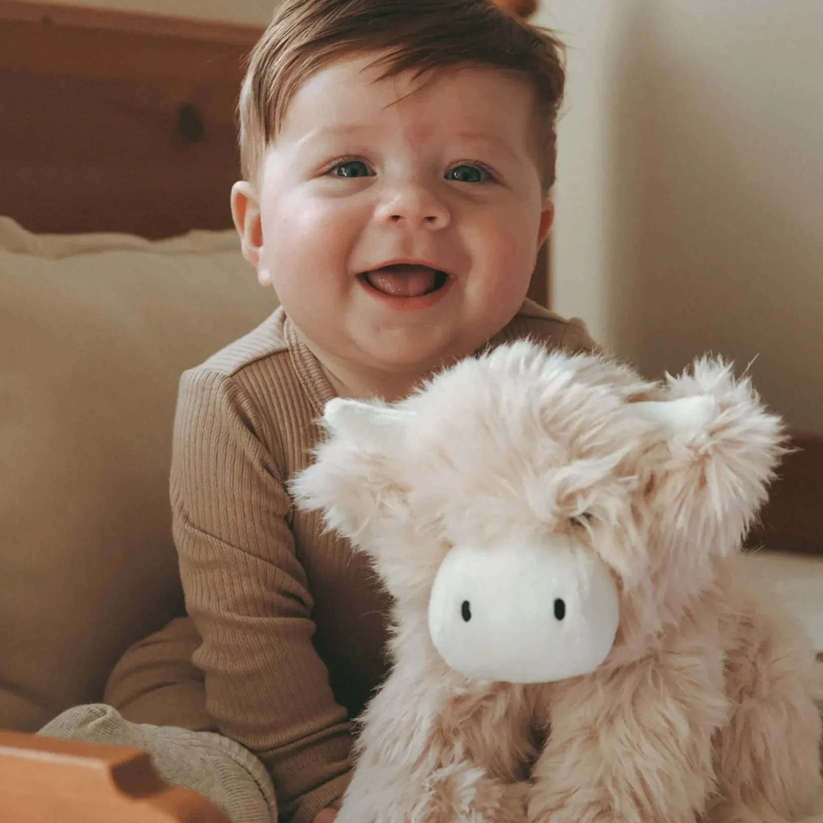 Plush Toys>Snuggle Bunnies Hilda The Highland Cow