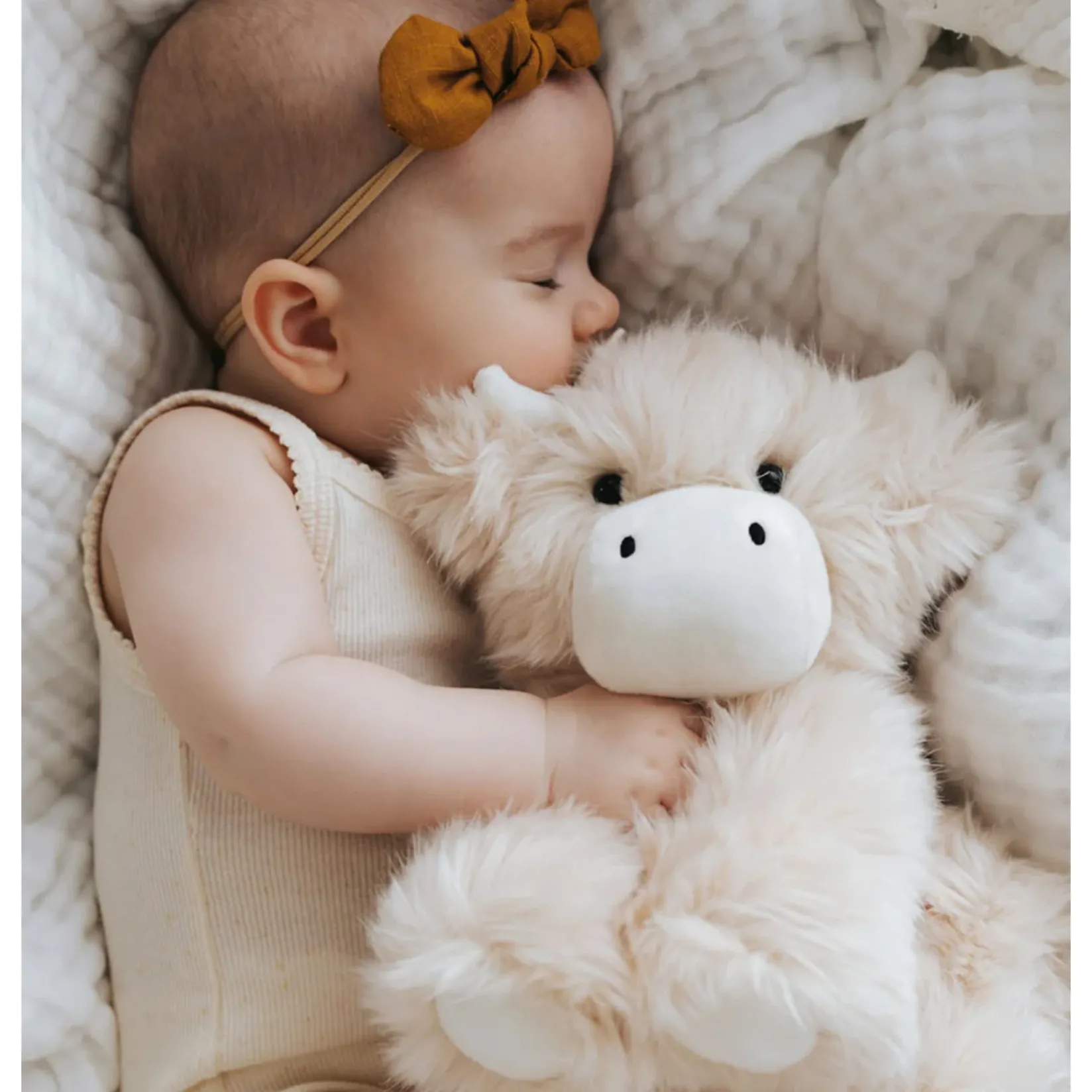 Plush Toys>Snuggle Bunnies Hilda The Highland Cow