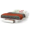 Twin, Full & Queen Beds>South Shore Holland DoubleQueen Platform Bed with drawer - Pure White