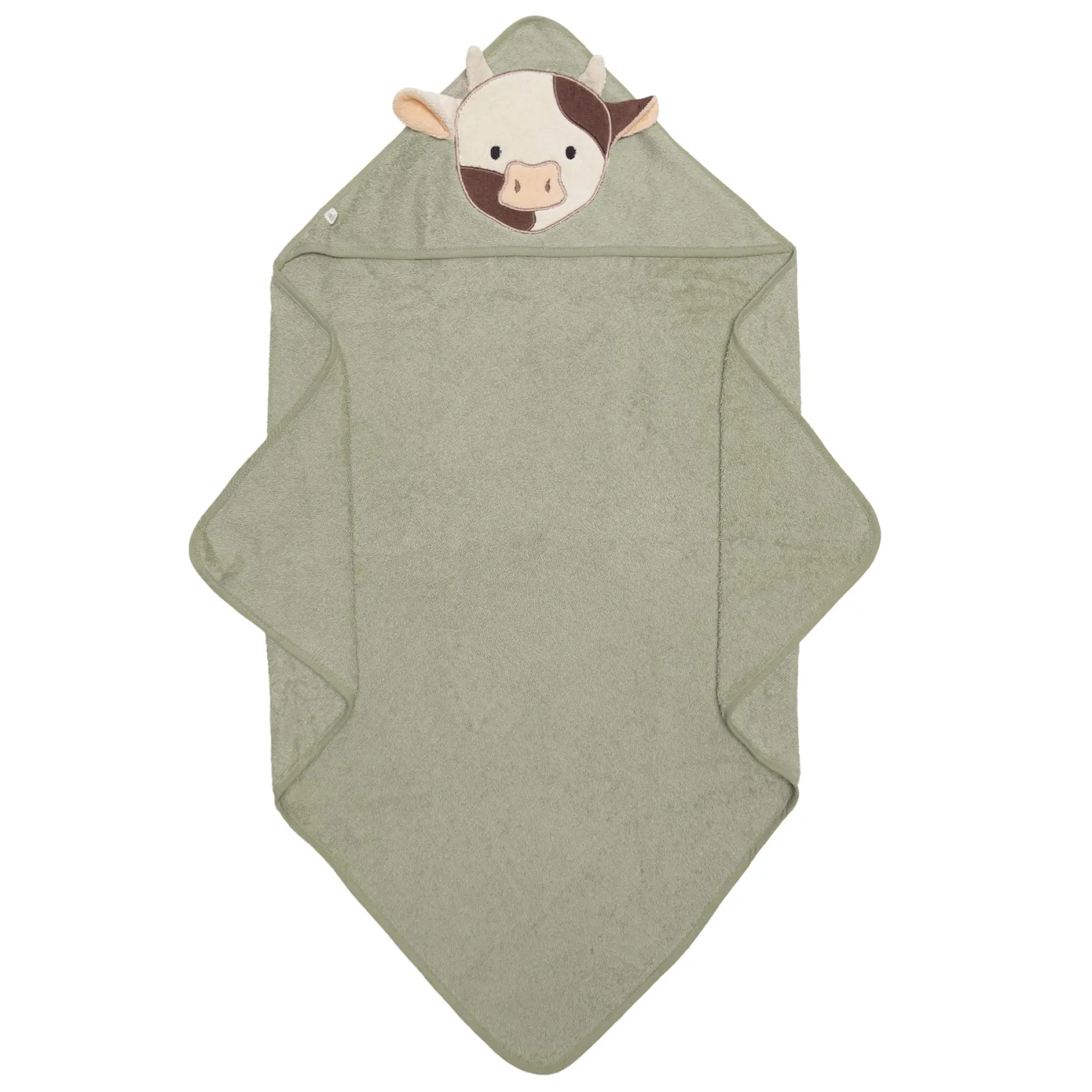 Towels & Wipes|Towels & Wipes>Perlimpinpin Hooded Towel - Cow