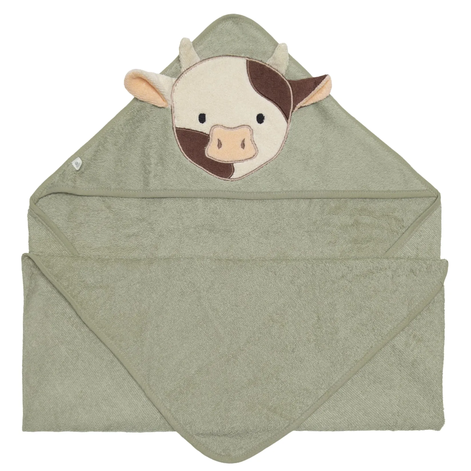 Towels & Wipes|Towels & Wipes>Perlimpinpin Hooded Towel - Cow