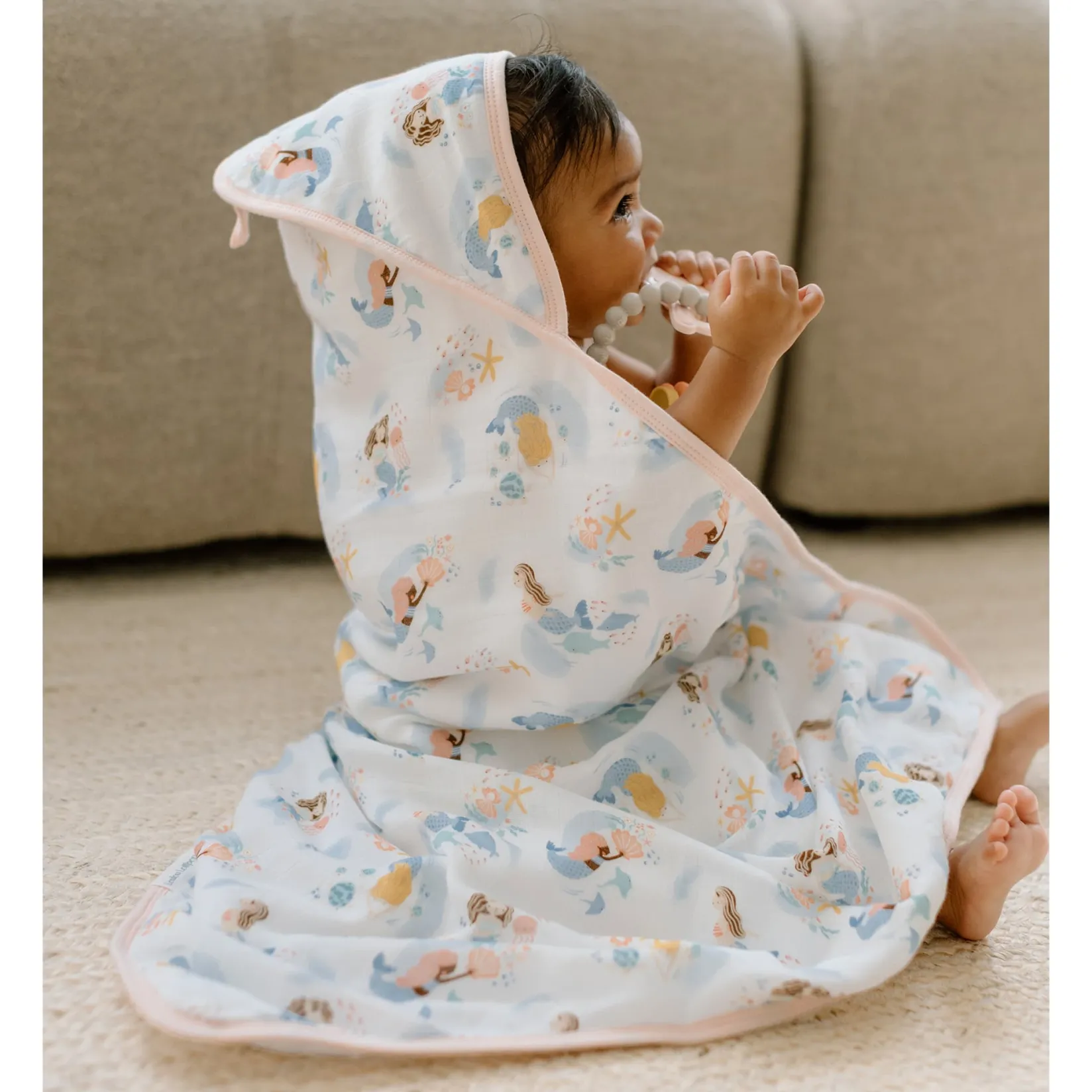 Best Hooded Towel Set - Mermaids Kids Muslin Products|Towels & Wipes