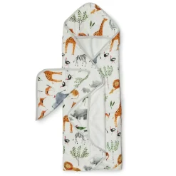 Hot Hooded Towel Set - Safari Jungle Kids Muslin Products|Towels & Wipes