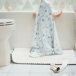 Muslin Products|Towels & Wipes>Loulou Lollipop Hooded Towel Set - Tiny Mathletes