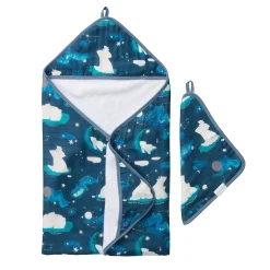 Hooded Towel Set-Stargazing Be Kids Muslin Products|Towels & Wipes