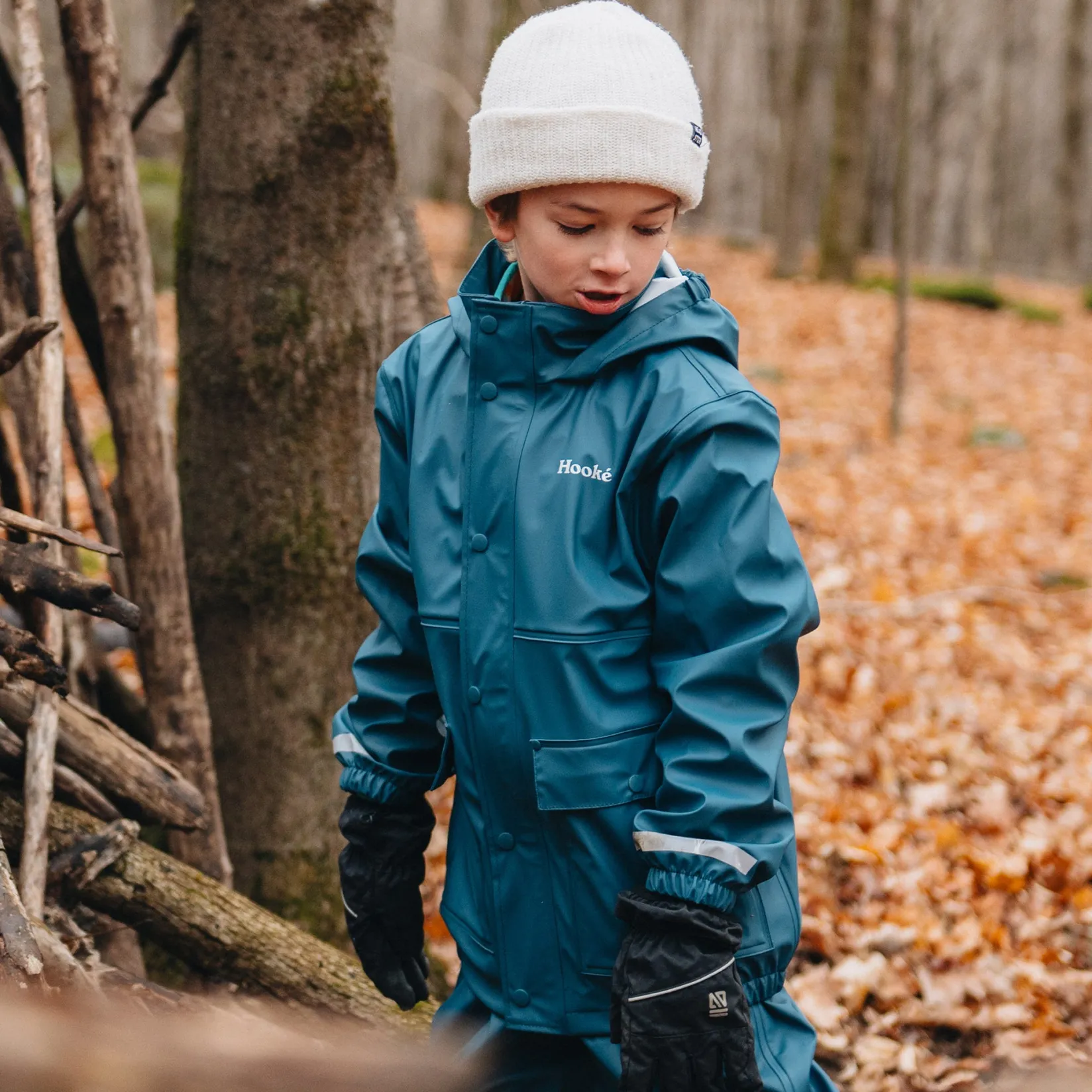 Outerwear|Outerwear>Hooke Hooké PU Rain Set 2-7y Blue