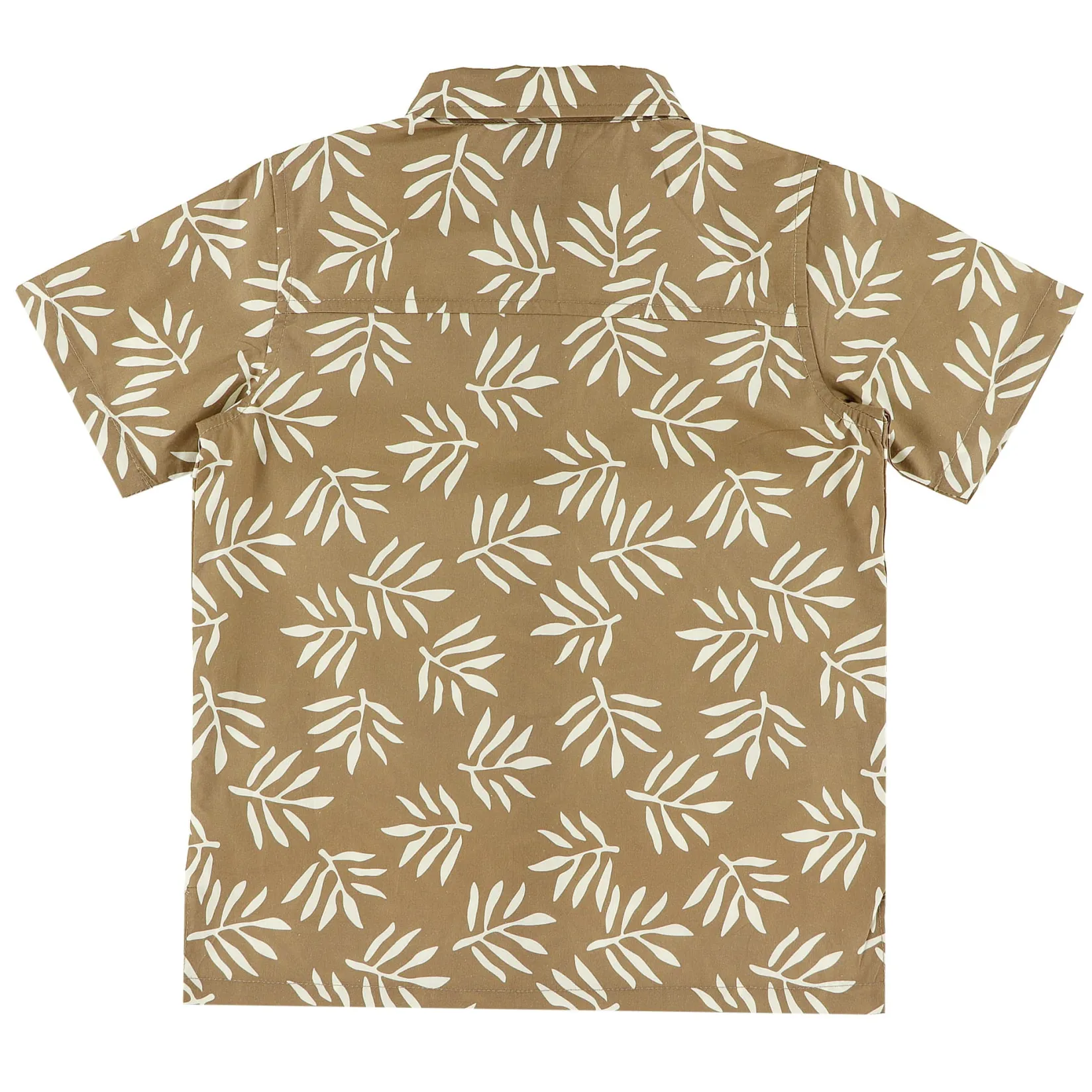 Tops>Chat Botte Horizon Print Shirt 2-10y Brown