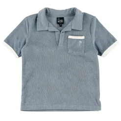 Tops>Chat Botte Horizon Terry Polo 2-8y Blue