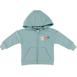 Fleeces And Sweatshirts|Tops>Chat Botte Horizon Zip Hoodie 3-24m Blue