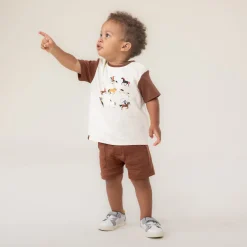 Horse Short Set 6-24m BOY Outfit Sets
