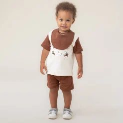 Horse Short Set 6-24m BOY Outfit Sets