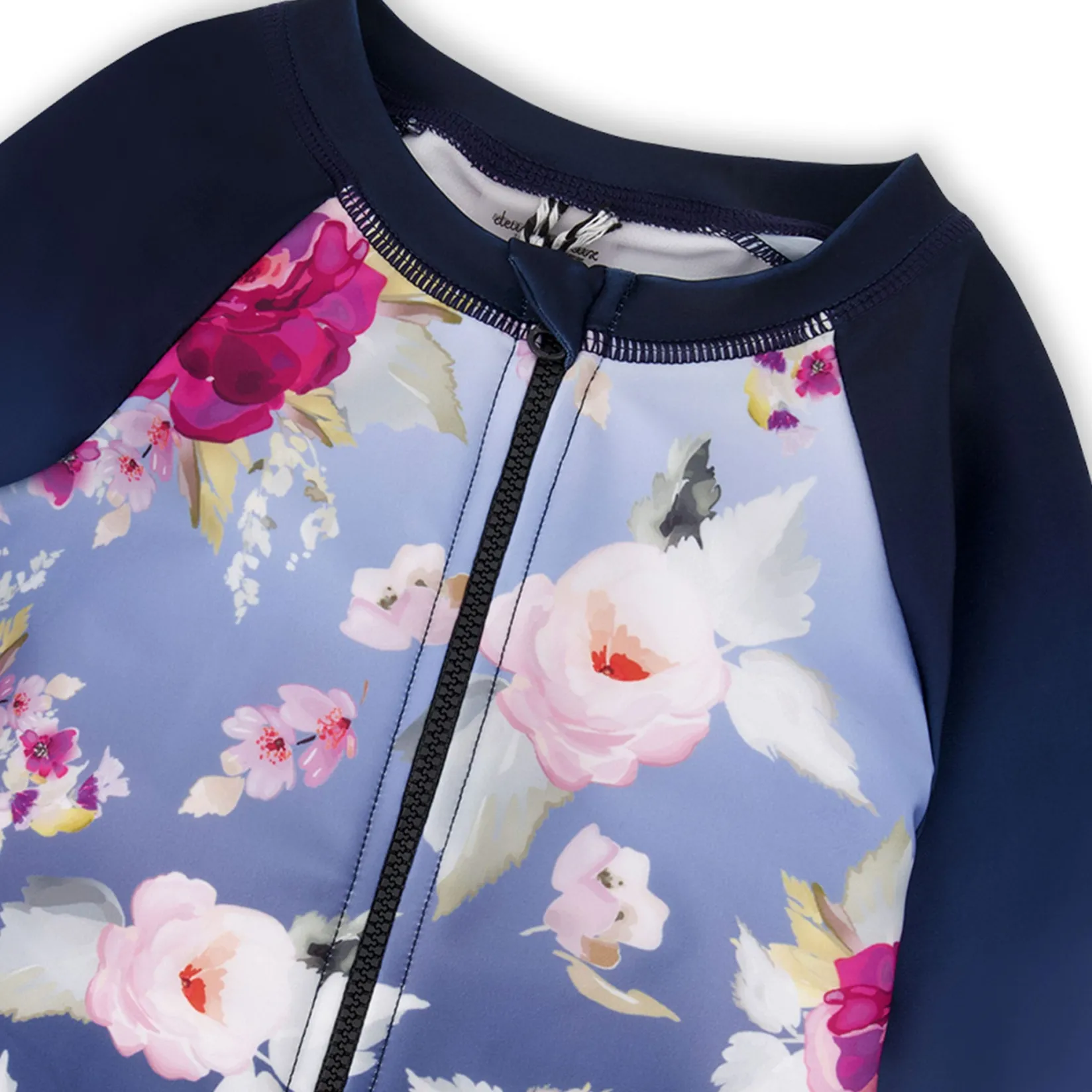 Swimsuits>Deux par Deux Hoses Swimsuit 7-12 Navy