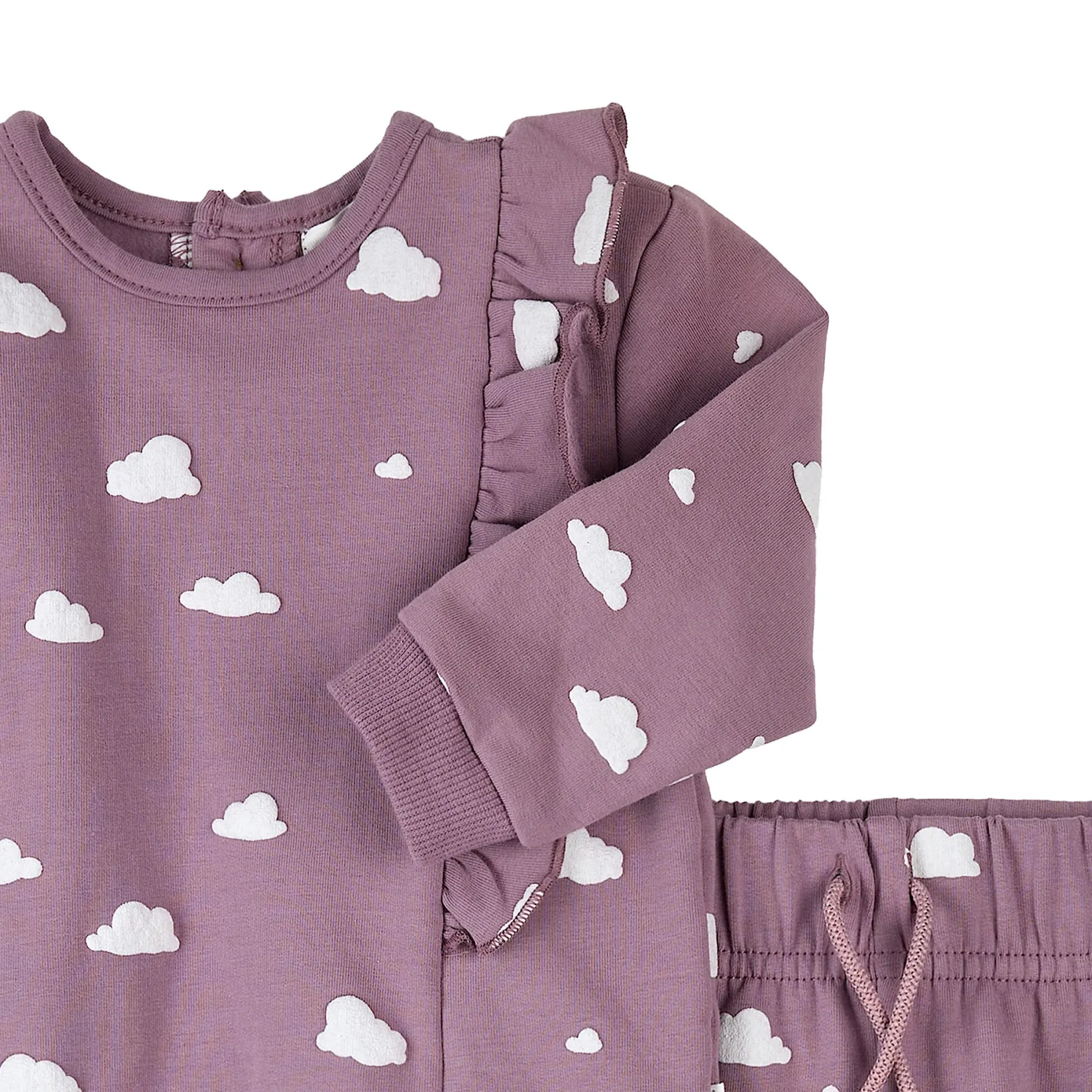 Dresses, Skirts & Outfits>Firsts par Petit Lem Hot Balloon Fleece Set 3-24m Lilac