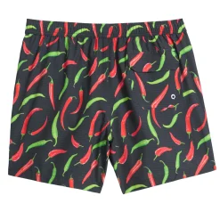 Swimsuits>Public Beach Hot Peppers Swim Shorts 8-16y Charcoal