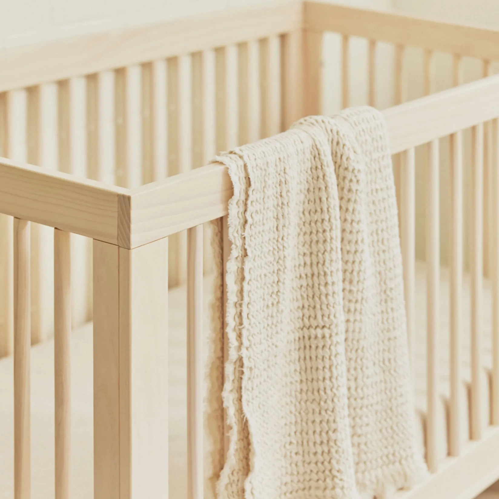Cribs & Mattresses|Cribs & Mattresses>Babyletto Hudson 3-in-1 Convertible Crib - Washed Natural