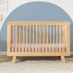 Hot Hudson 3-in-1 Convertible Crib with Toddler Bed Conversion Kit - Natural Finish Cribs & Mattresses|Cribs & Mattresses