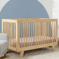 Hot Hudson 3-in-1 Convertible Crib with Toddler Bed Conversion Kit - Natural Finish Cribs & Mattresses|Cribs & Mattresses