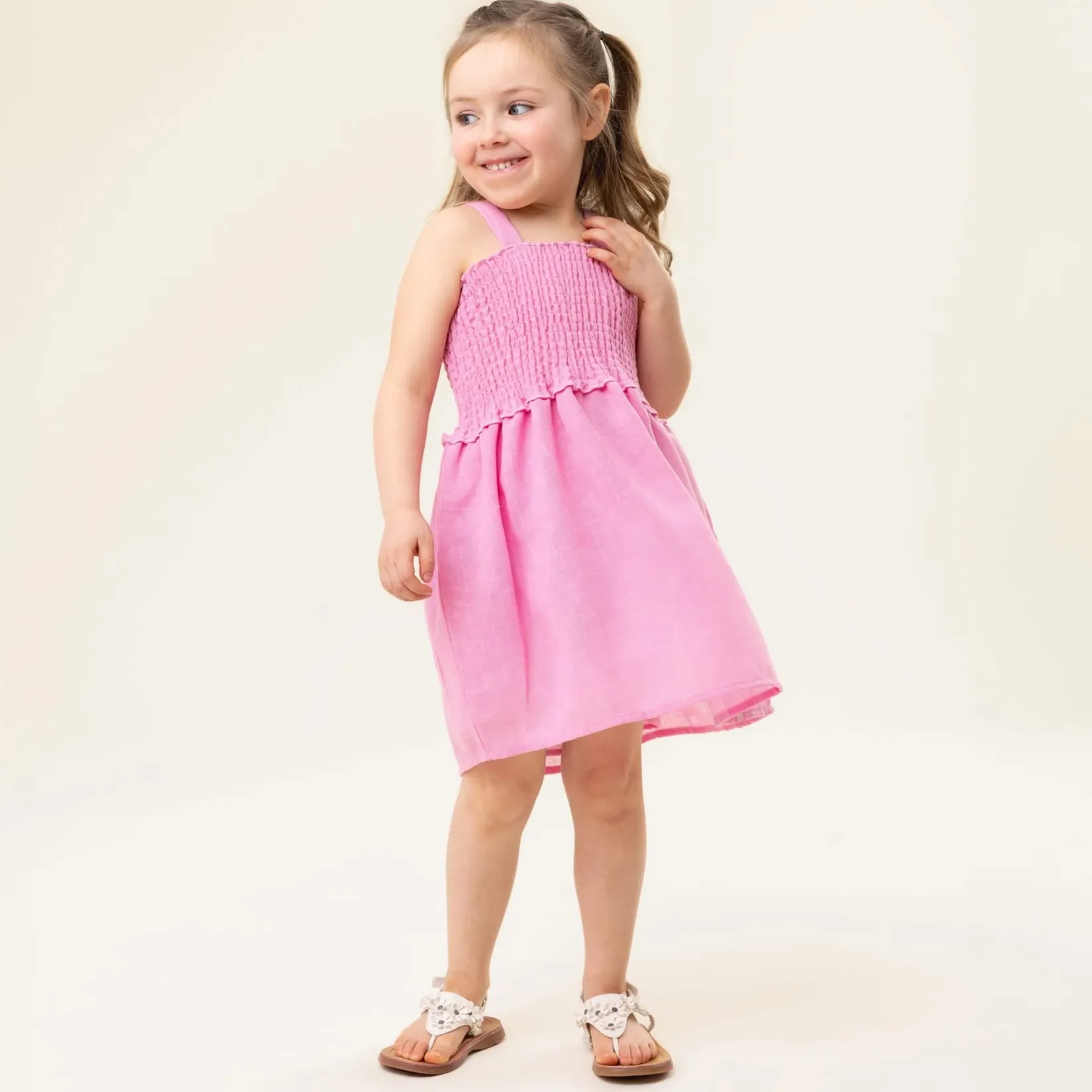 Dresses & Rompers>Nano Humingbird Dress 2-12y Pink