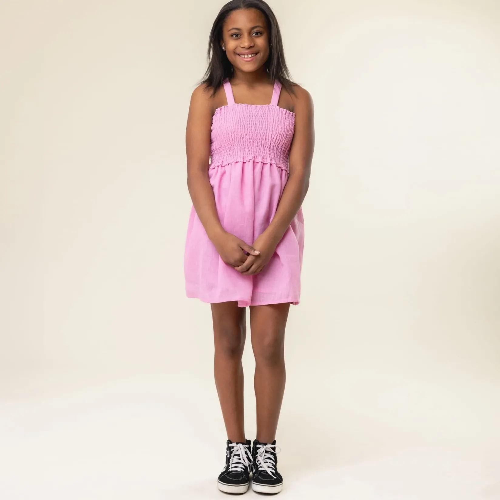 Dresses & Rompers>Nano Humingbird Dress 2-12y Pink