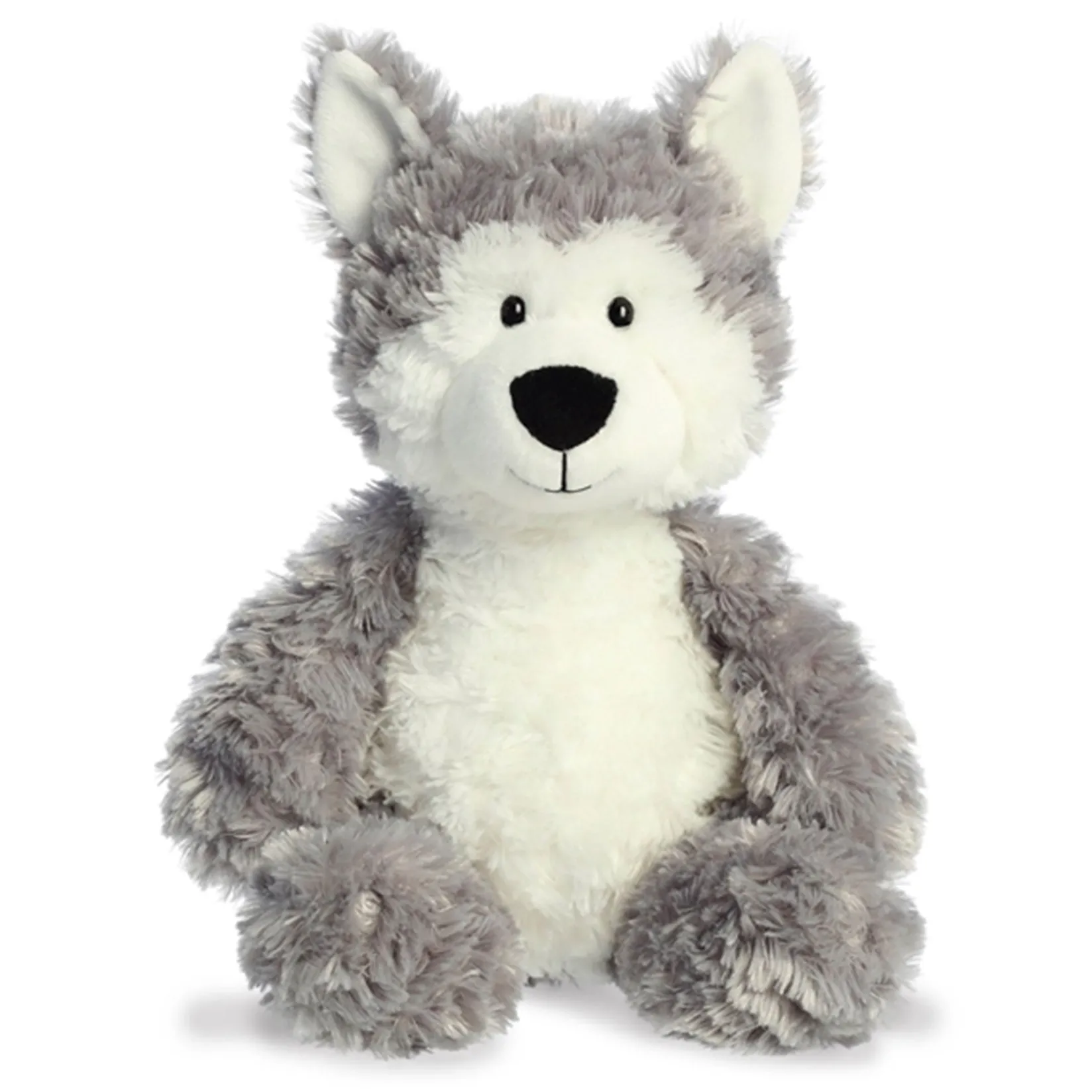 Plush Toys>Aurora Husky Dog 12"