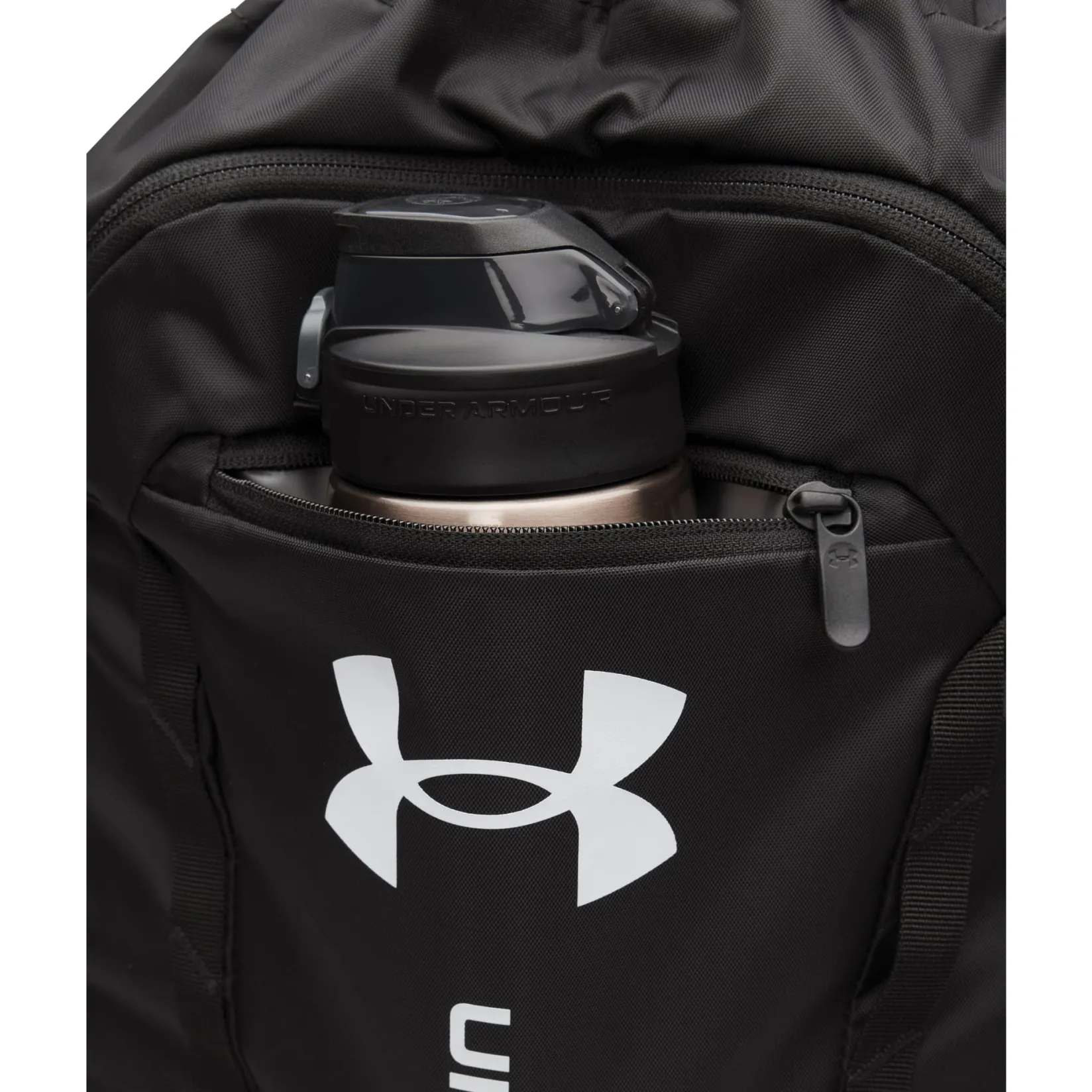 Shoe Bags>Under Armour Hustle Sackpack Black