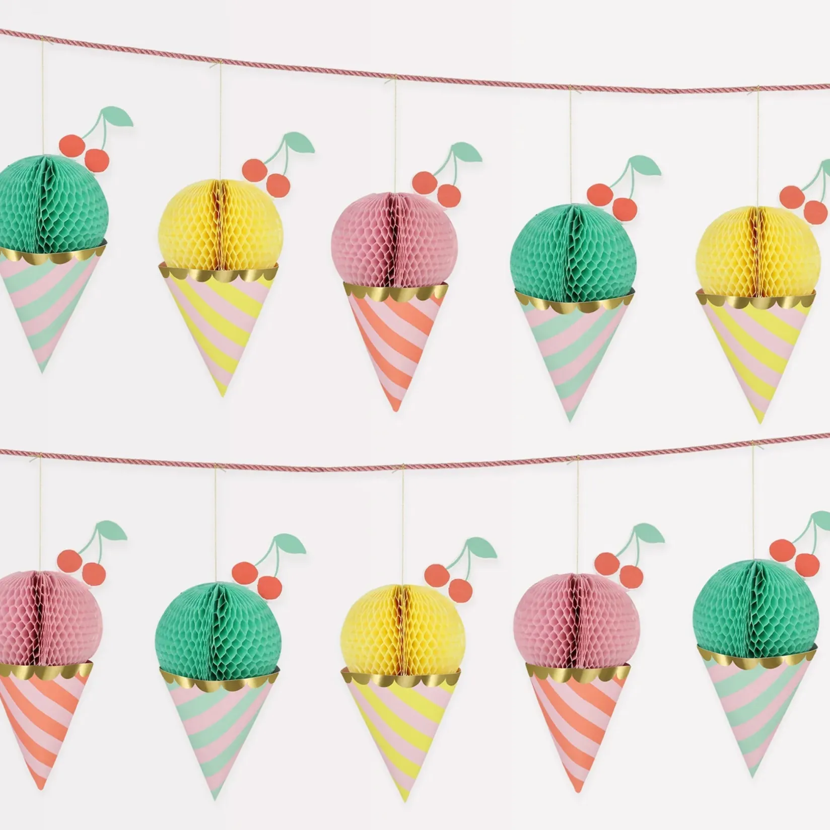 Party Supplies>Meri Meri Ice Cream Garland