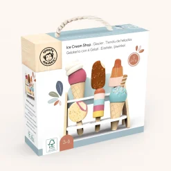 Pretend Play & Imitation|Wooden Toys>Speedy Monkey Ice Cream Shop