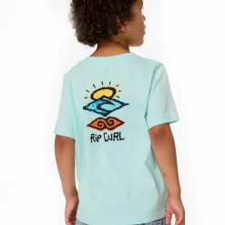Tops>Rip Curl Icons Shred T-shirt 1-8y Mint