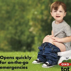 2-in-1 Go Potty™ with Travel Bag - Grey Potties & Toilet Seats