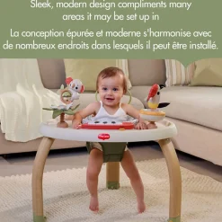 Online 5-in-1 Here I Grow Stationary Activity Center - Boho Chic Developmental Toys|Activity Centers & Walkers