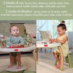 Online 5-in-1 Here I Grow Stationary Activity Center - Boho Chic Developmental Toys|Activity Centers & Walkers