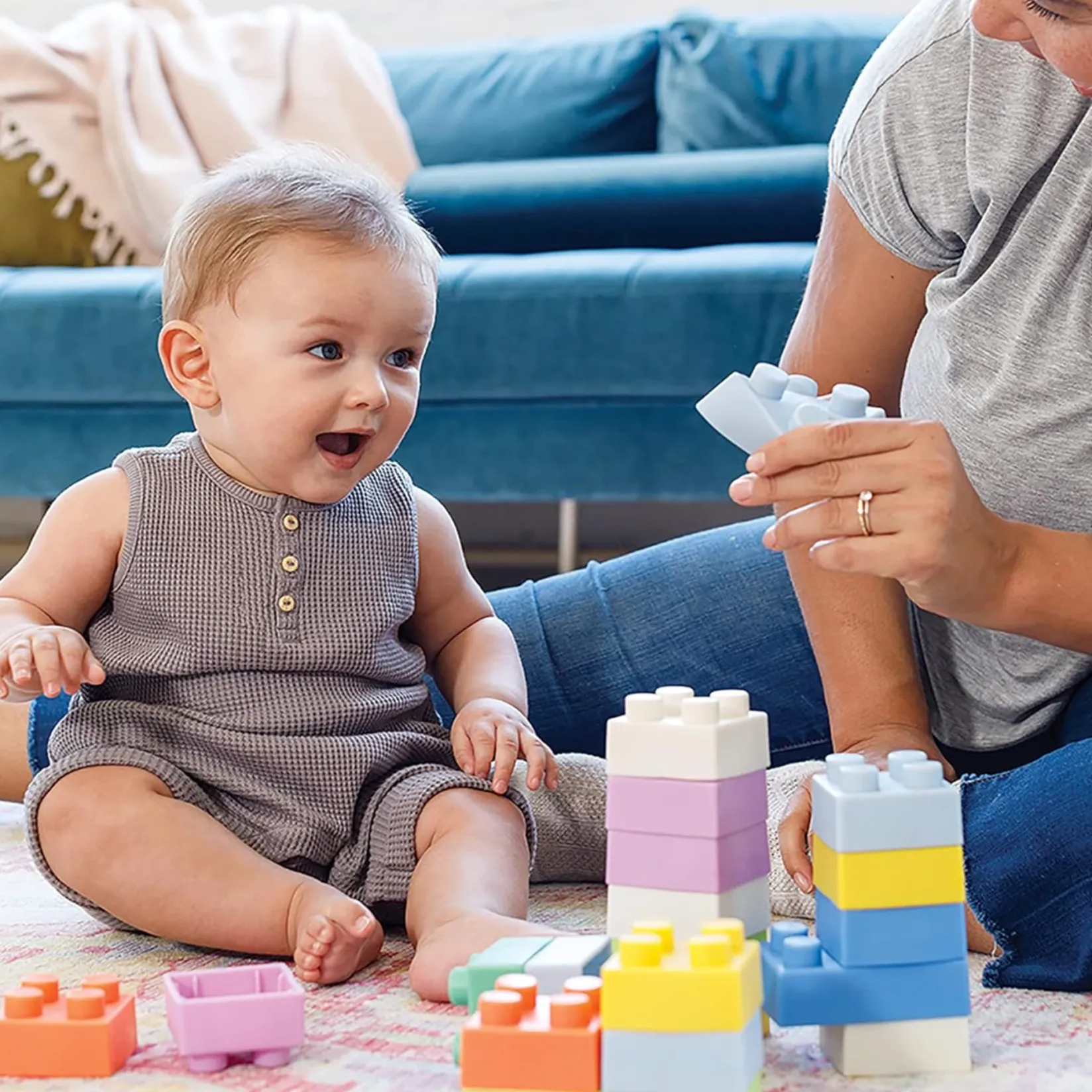 Infantino Super Soft Blocs Kids Assembly & Construction