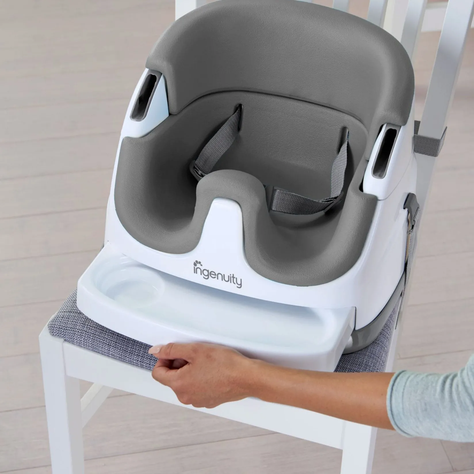 High Chairs & Booster Seats|High Chairs & Booster Seats>Ingenuity Baby Base 2-in-1™ Seat - Slate