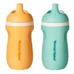 Tableware|Plates & Placemats>Tommee Tippee Insulated Sporty Spout Cup Blu