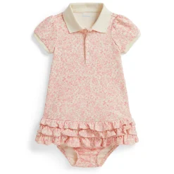 Discount Interlock Knit Polo Dress 6-24m Dresses, Skirts & Outfits